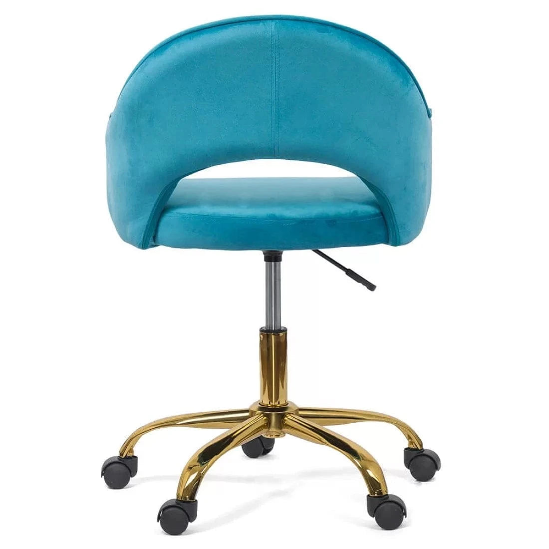 Scaun birou catifea buretat cadru auriu reglabil OFF640 Praetorium Gold