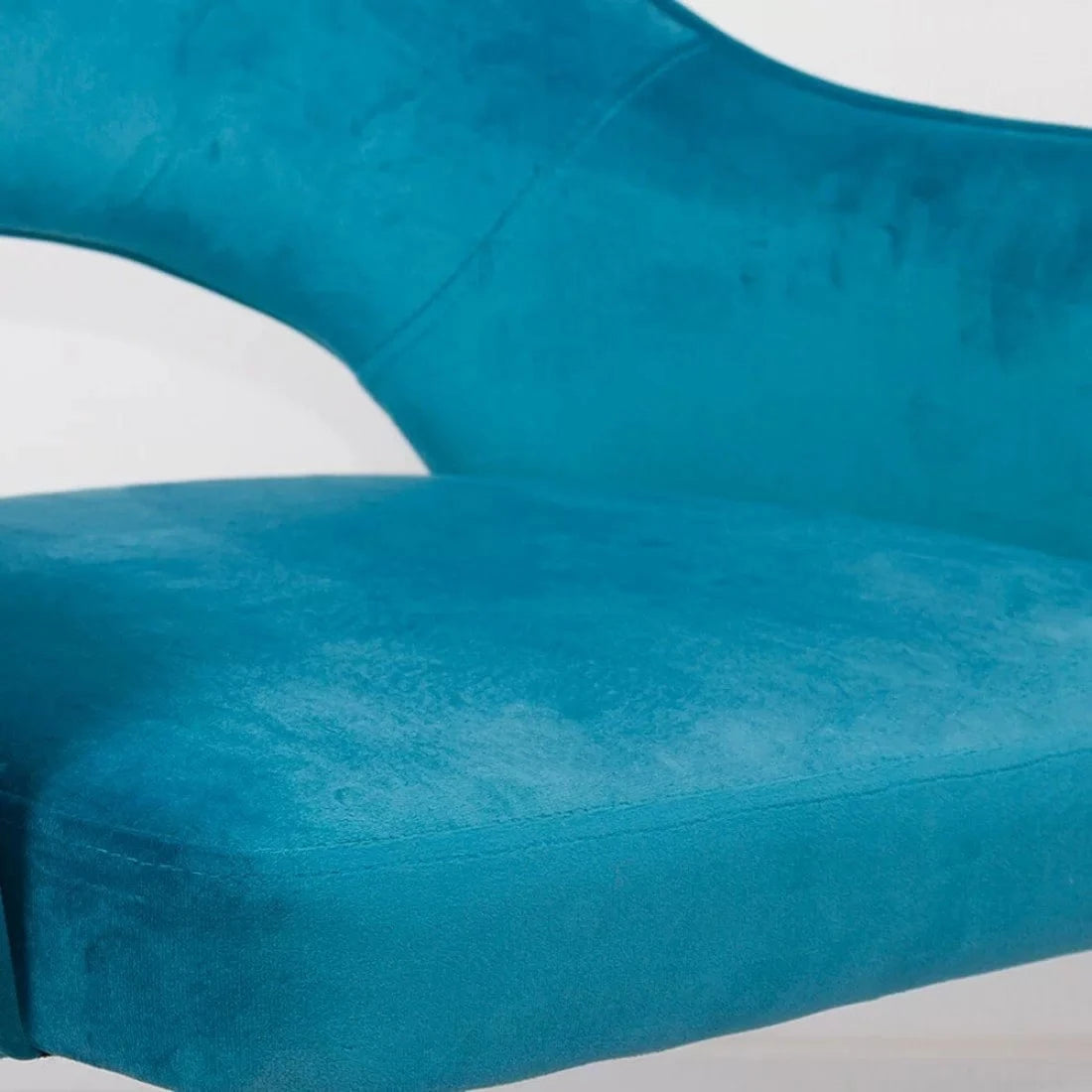 Scaun birou catifea buretat cadru auriu reglabil OFF640 Praetorium Gold