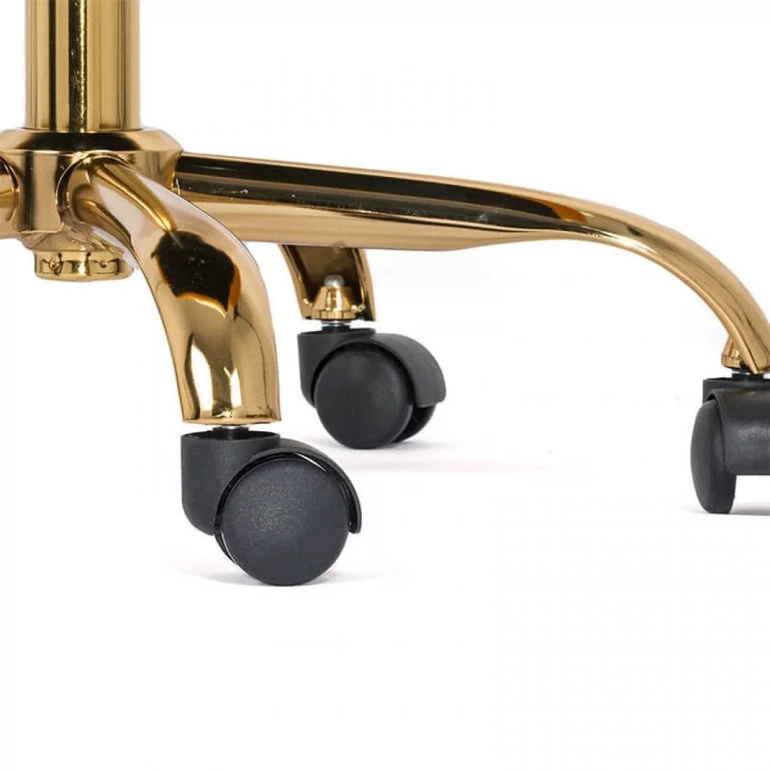 Scaun birou catifea buretat cadru auriu reglabil OFF640 Praetorium Gold