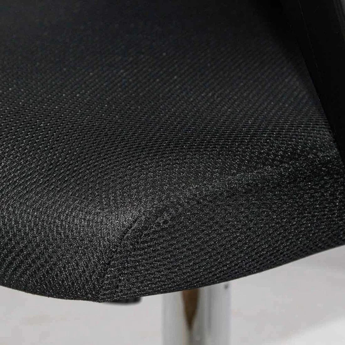 Scaun birou compact stofa sezut buretat spatar plasa OFF624M Aero Flux NEGRU