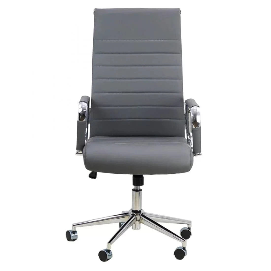 Scaun birou directorial piele slim sezut buretat OFF937 Titanium Pro
