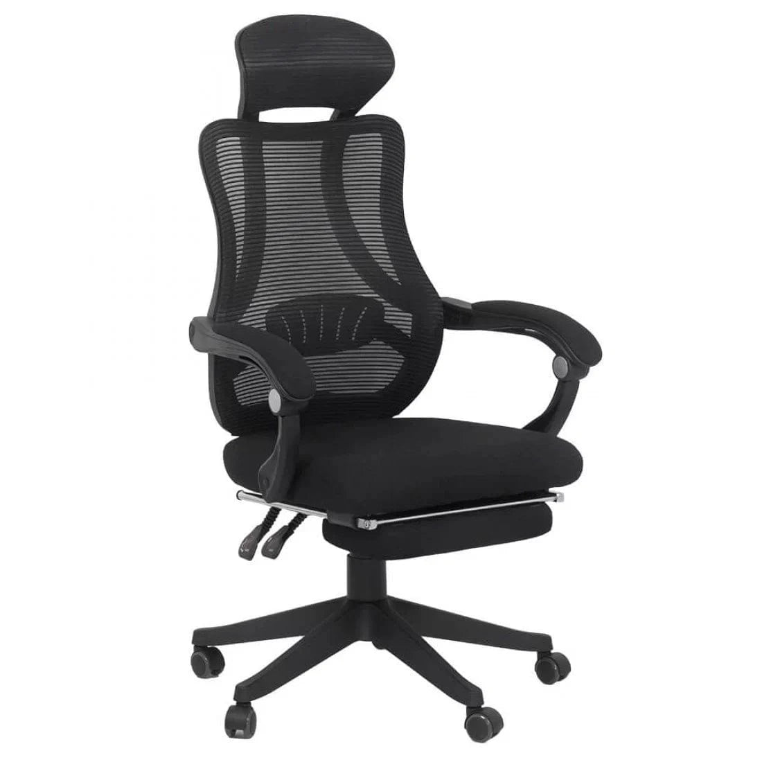 Scaun birou ergonomic stofa relaxare rabatabil 135 grade OFF927 RoninX NEGRU