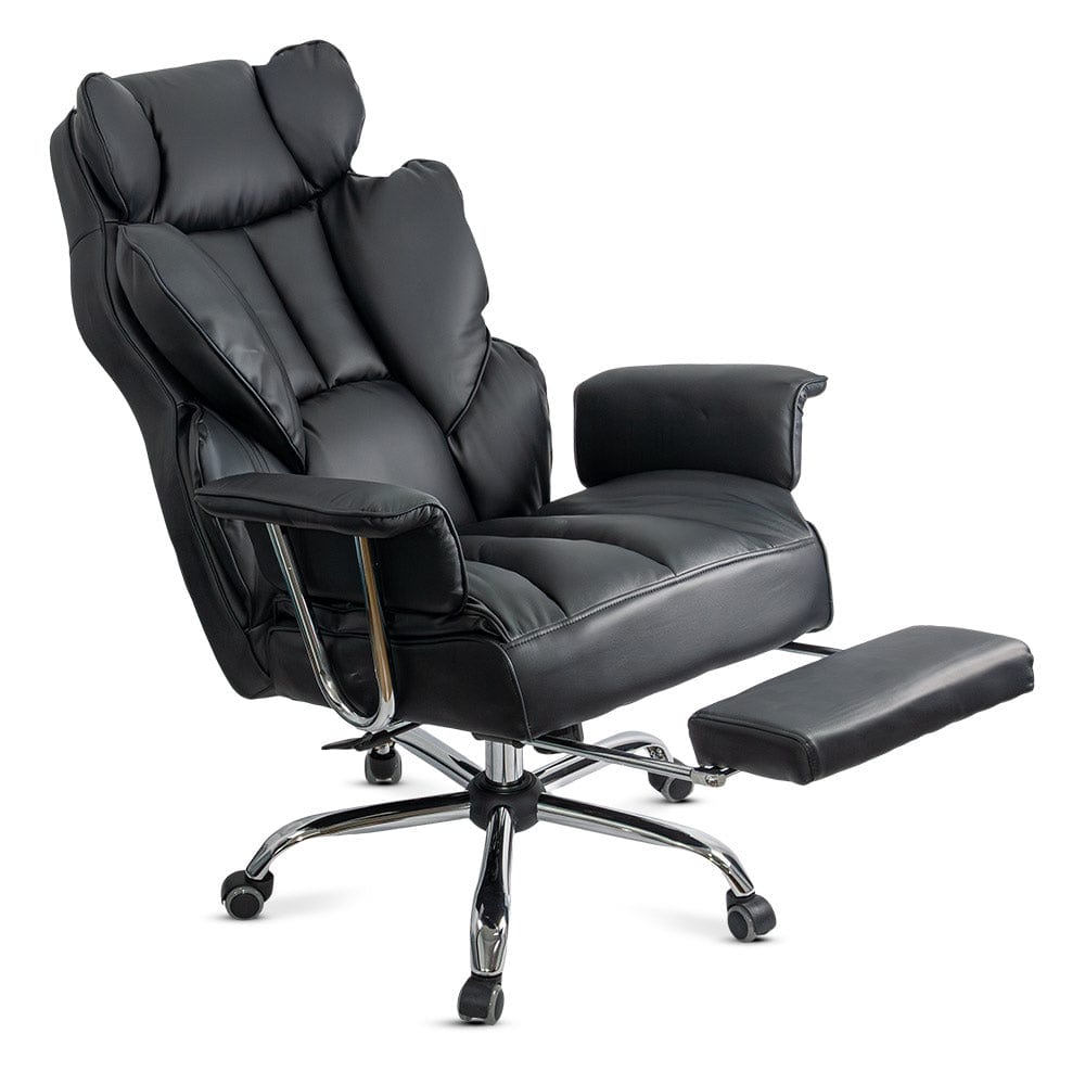 Scaun birou piele relaxare cadru otel 150 kg OFF413 Roy