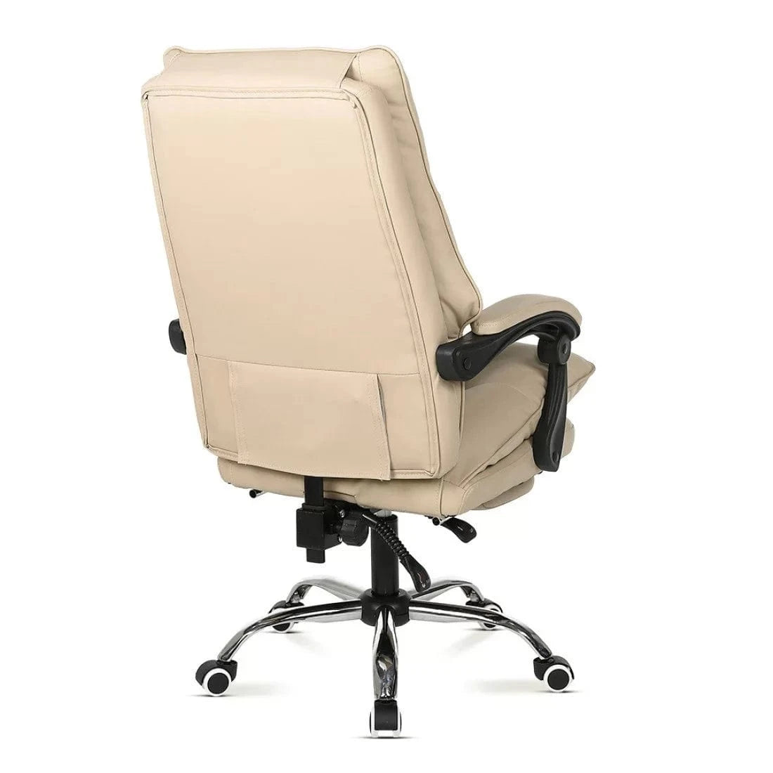 Scaun birou relaxare piele rabatabil cadru otel OFF417 Elada