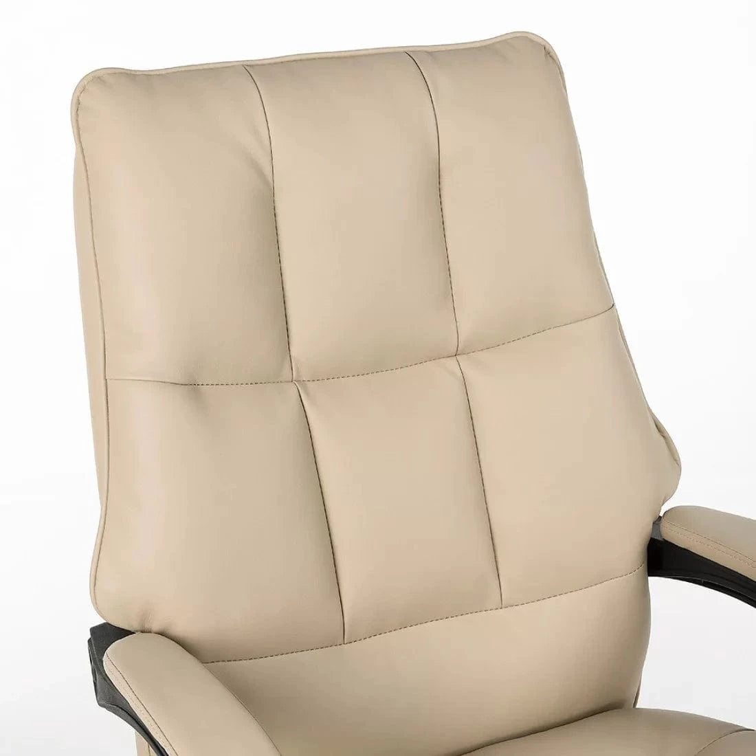 Scaun birou relaxare piele rabatabil cadru otel OFF417 Elada