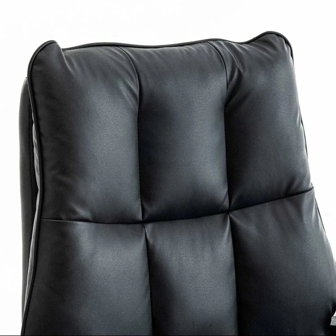 Scaun birou relaxare rabatabil 135 grade piele OFF417 Elada NEGRU