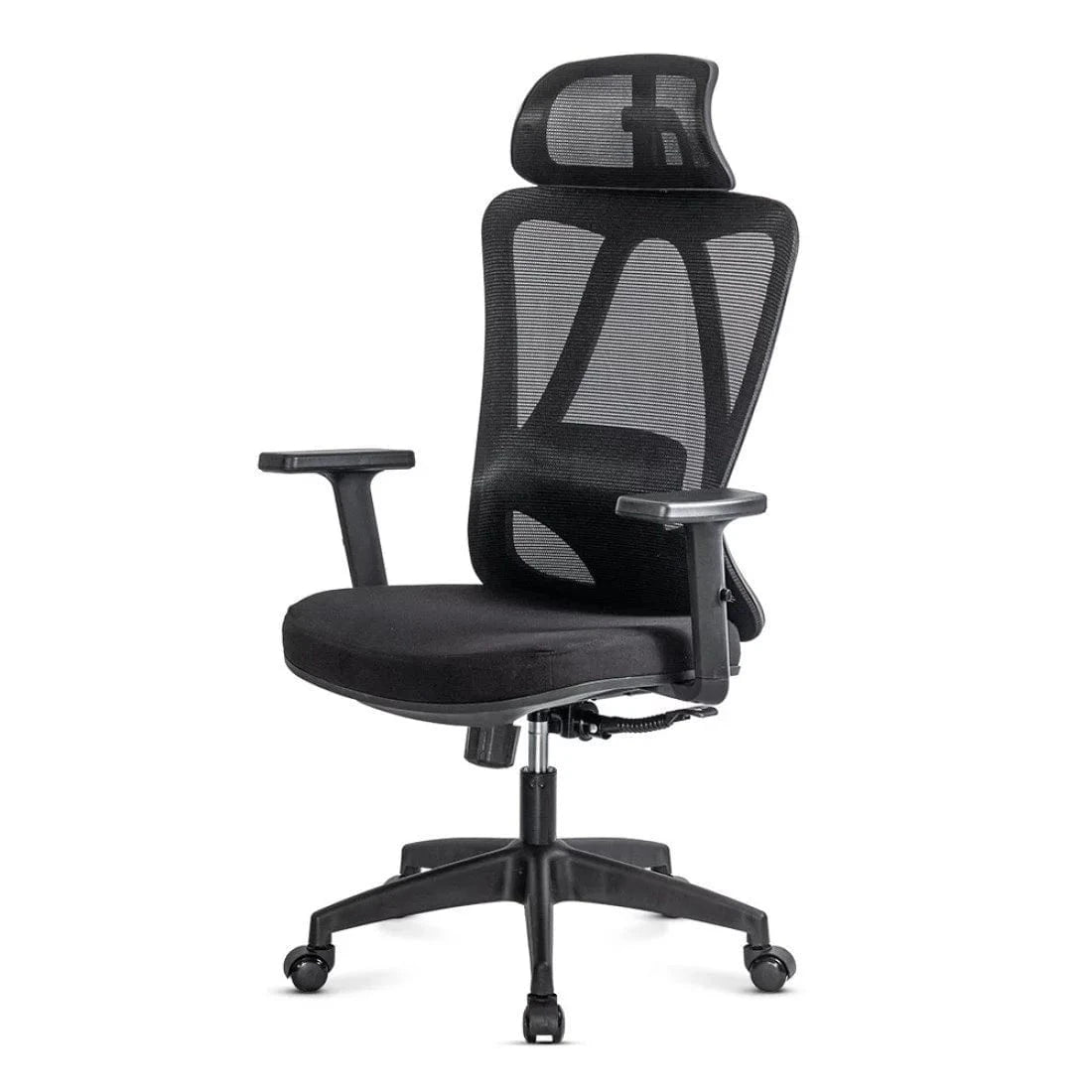 Scaun birou stofa ajustabil brate reglabile OFF987 Jobsite NEGRU