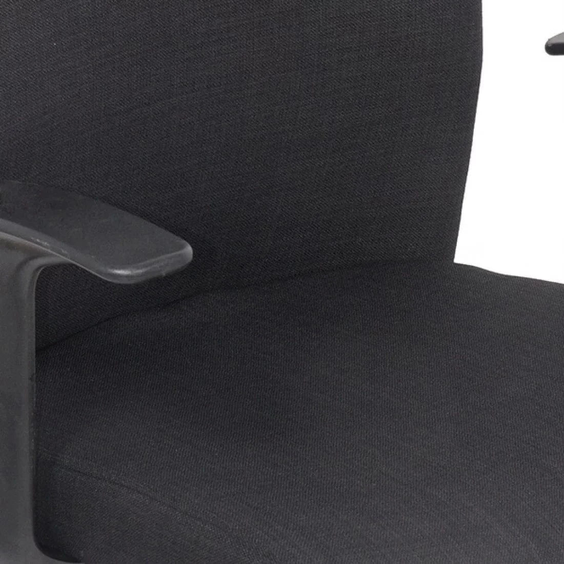 Scaun birou stofa compact mecanism balans OFF707 Vicenza Studio NEGRU