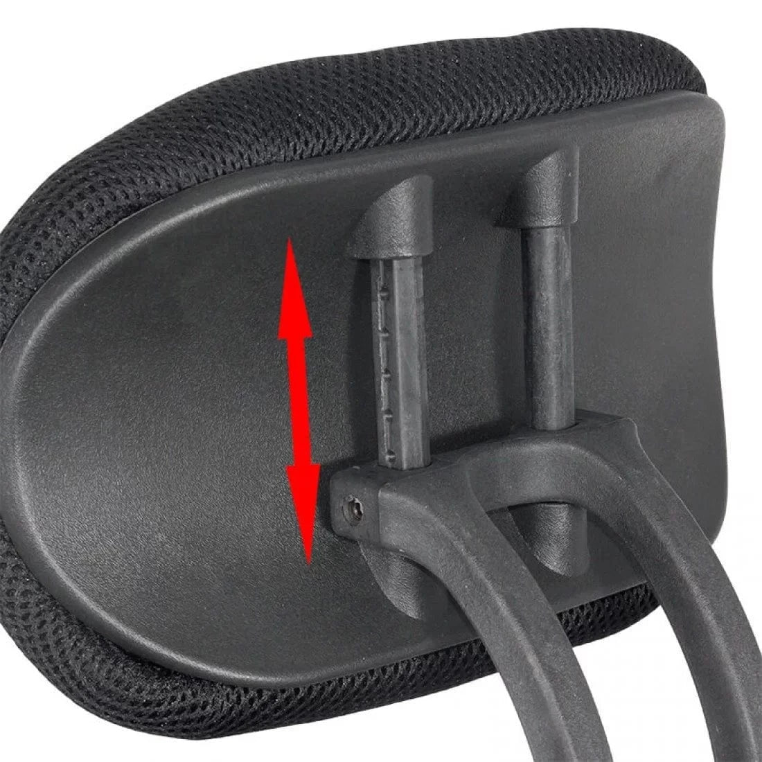 Scaun birou stofa sezut buretat spatar plasa brate 2D OFF989 Aero Organix NEGRU