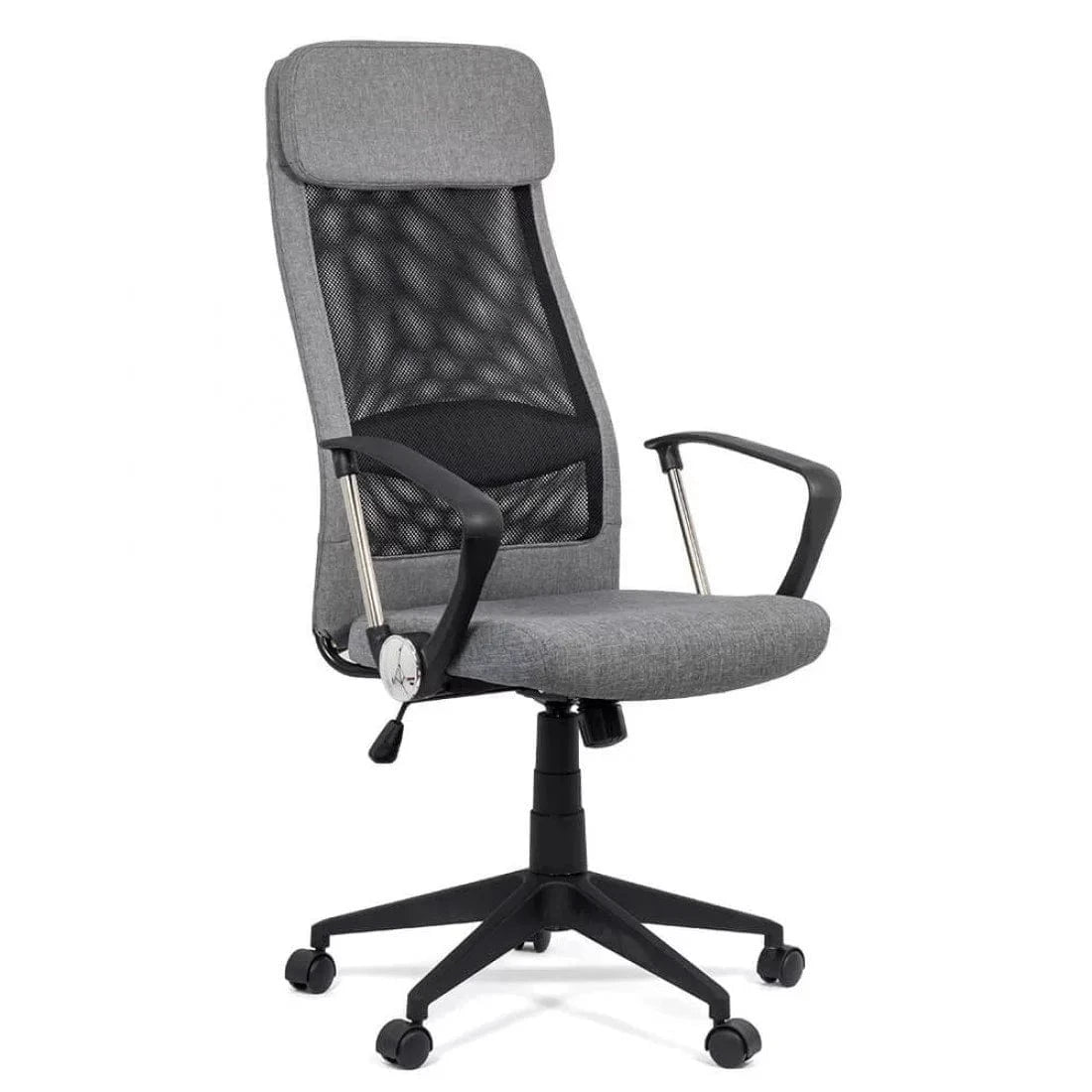 Scaun birou stofa sezut buretat spatar plasa mecanism balans OFF914 Aero Speed GRI INCHIS