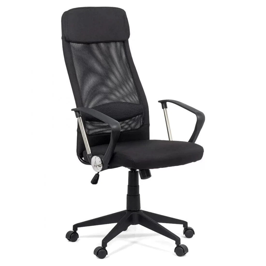 Scaun birou stofa sezut buretat spatar plasa mecanism balans OFF914 Aero Speed NEGRU
