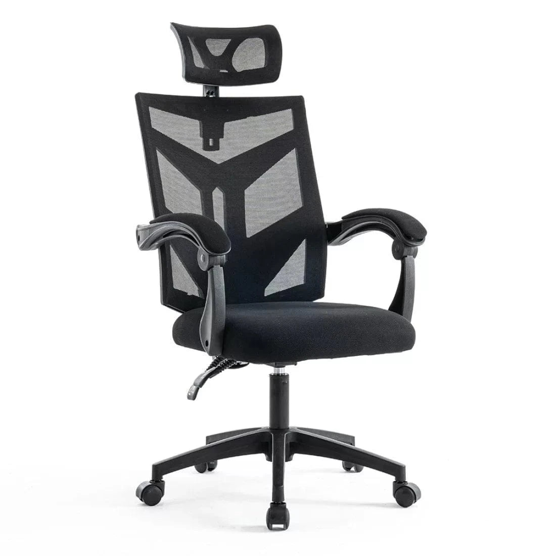 Scaun birou stofa sezut buretat spatar plasa OFF434 Arrow NEGRU