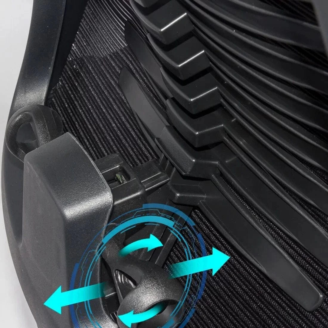 Scaun birou stofa sezut buretat spatar plasa rabatabil SYYT9502 Jasmine NEGRU