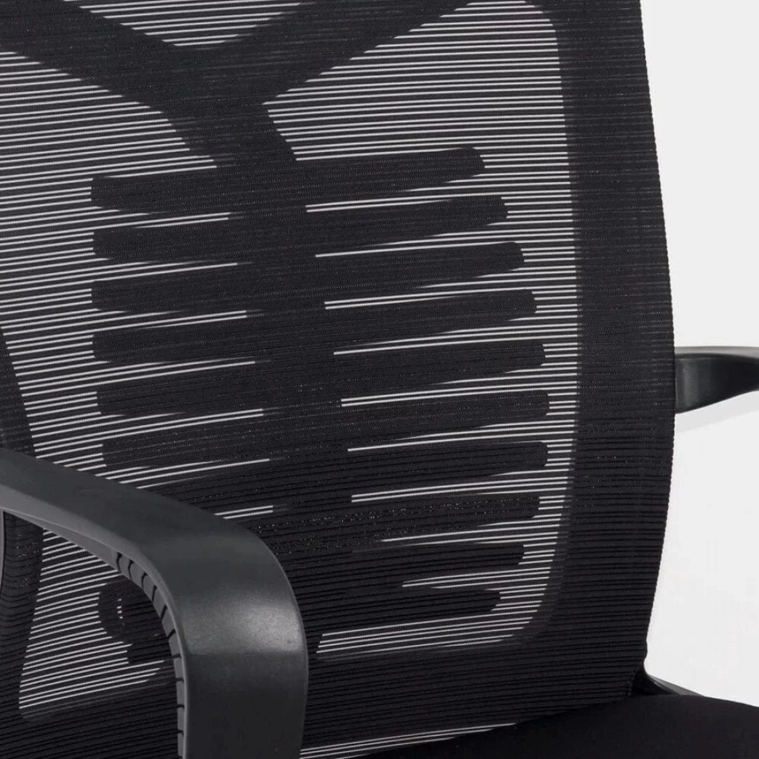 Scaun birou stofa sezut buretat spatar plasa rabatabil SYYT9502 Jasmine NEGRU