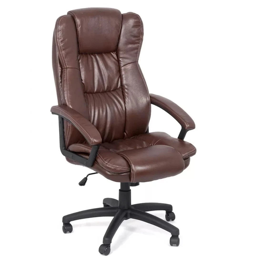 Scaun directorial piele mecanism balans OFF510 Confort Star MARO INCHIS