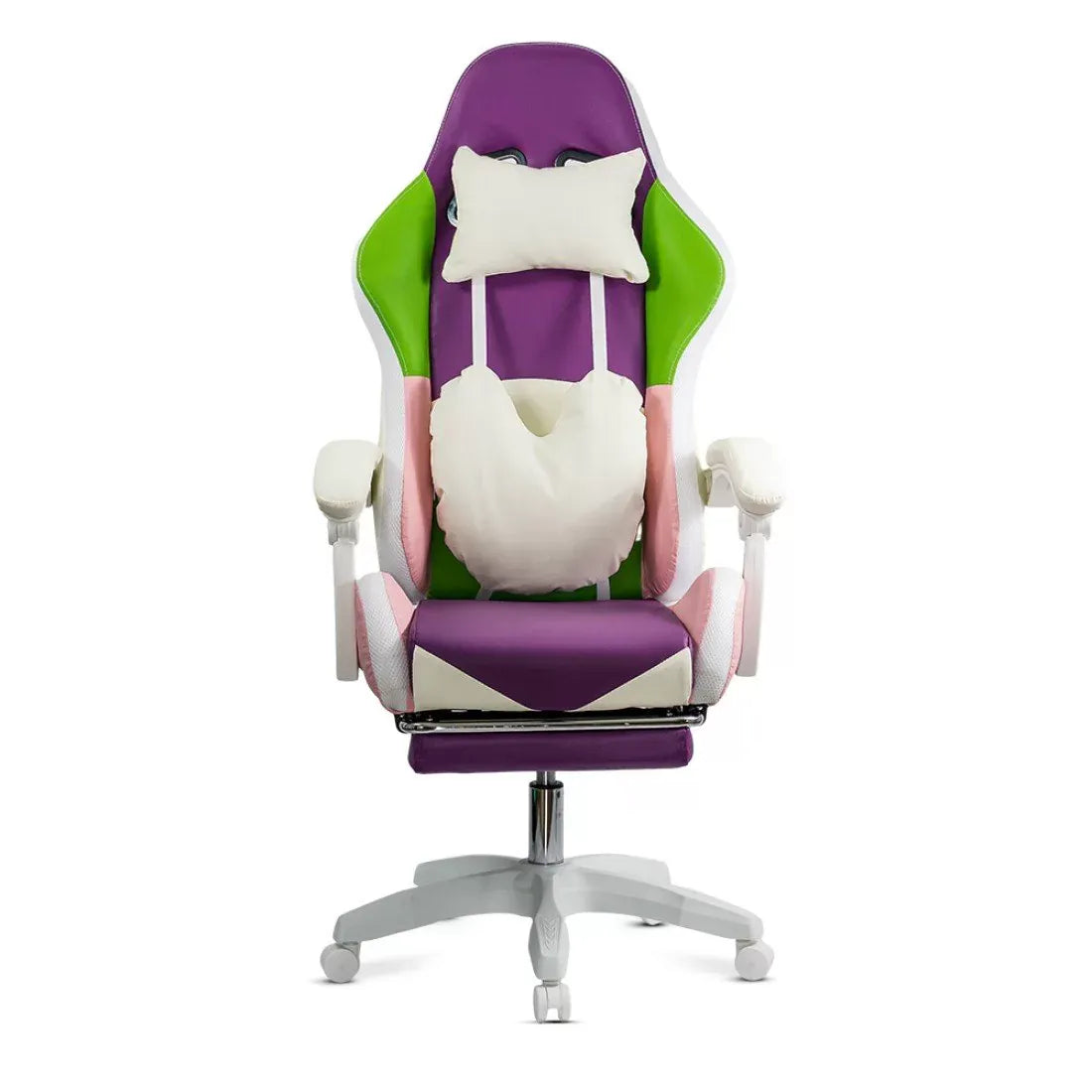 Scaun gaming multicolor piele rabatabil led RGB OFF298 Anime