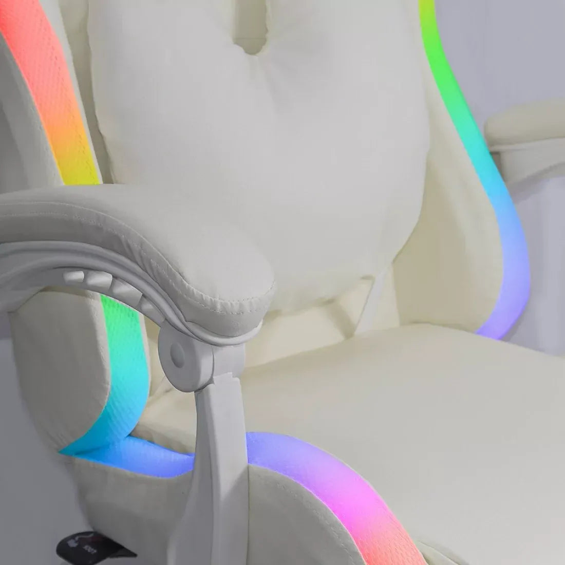 Scaun gaming multicolor piele rabatabil led RGB OFF298 Anime