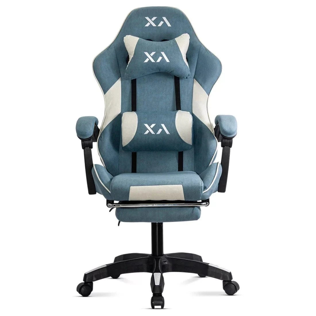 Scaun gaming stofa relaxare mecanism balans OFF295 Nio BLEU