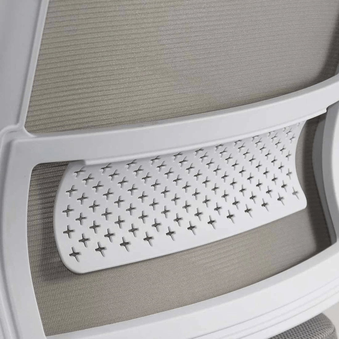 Scaun gri cadru alb 80 kg reclinabil 120 grade OFF6261 Playtech