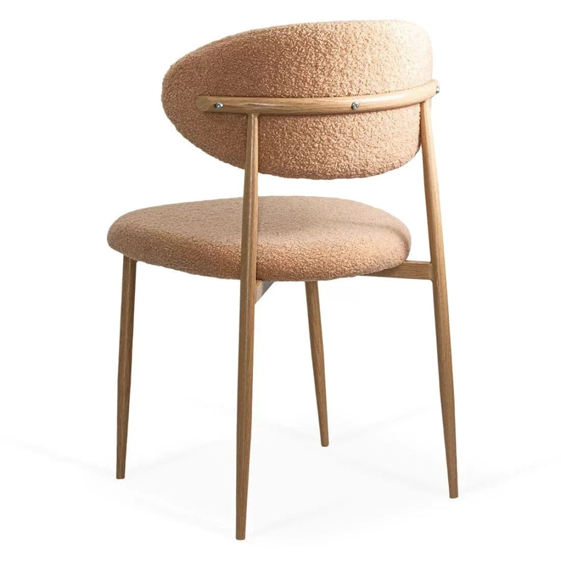 Scaun dining stofa buretat cadru metalic natur BUC283 Cushy