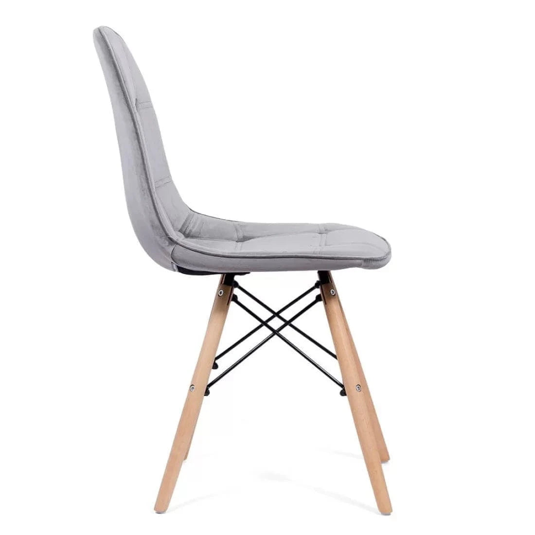 Scaun living catifea buretat cadru lemn fag BUC232V Mellow