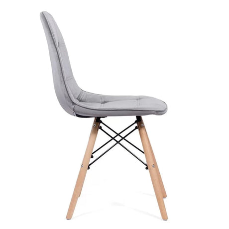 Scaun living catifea buretat cadru lemn fag BUC232V Mellow