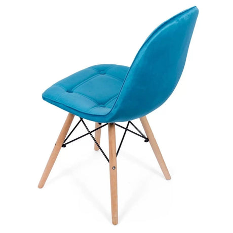 Scaun living catifea buretat cadru lemn fag BUC232V Mellow