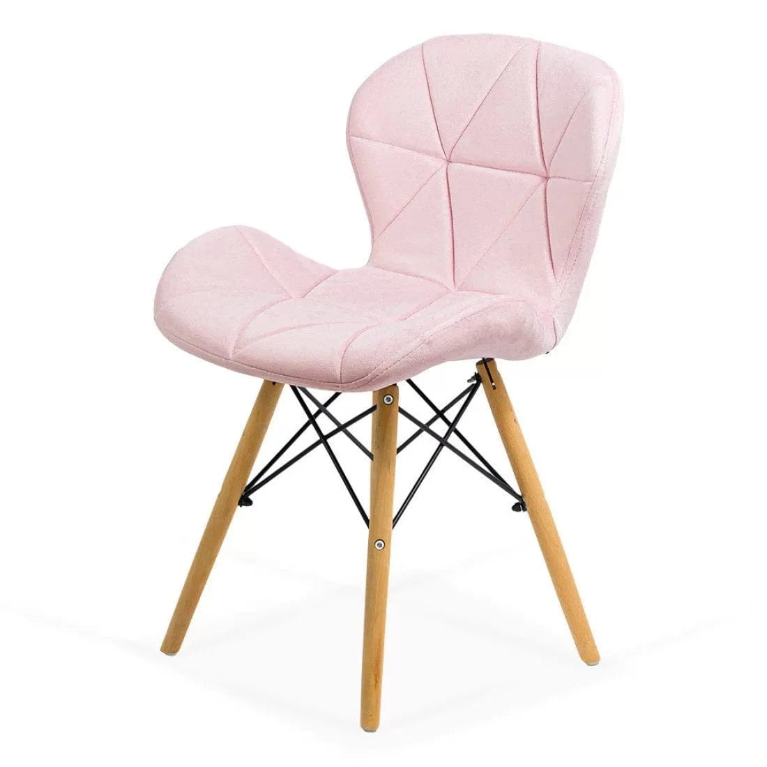 Scaun living catifea buretat cadru lemn fag BUC241V Flare