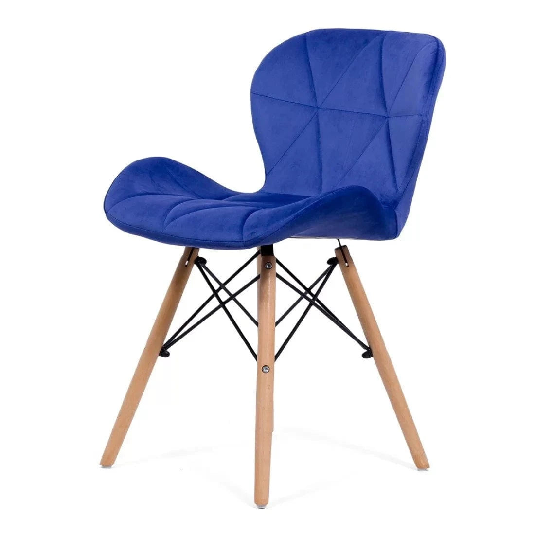 Scaun living catifea buretat cadru lemn fag BUC241V Flare