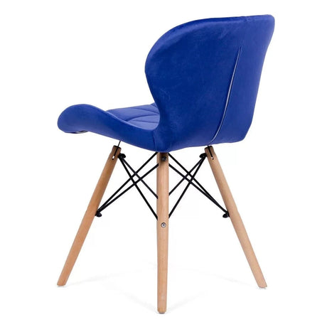 Scaun living catifea buretat cadru lemn fag BUC241V Flare