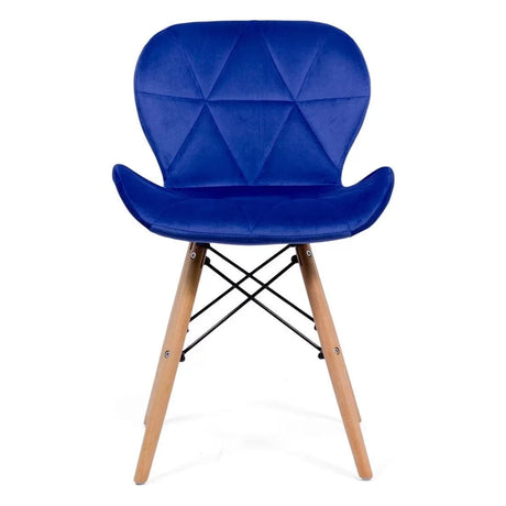 Scaun living catifea buretat cadru lemn fag BUC241V Flare