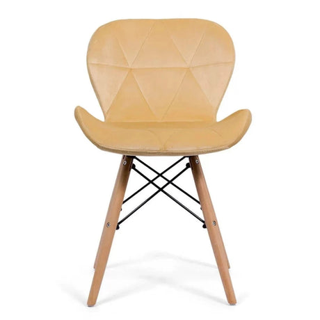 Scaun living catifea buretat cadru lemn fag BUC241V Flare