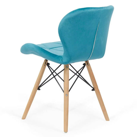 Scaun living catifea buretat cadru lemn fag BUC241V Flare