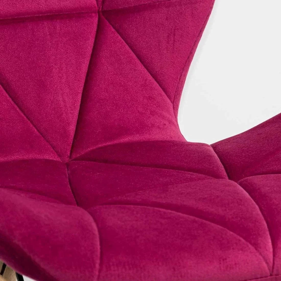 Scaun living catifea buretat cadru lemn fag BUC241V Flare