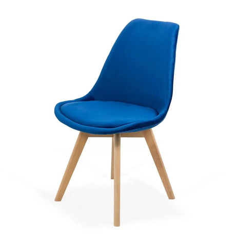 Scaun living catifea buretat cadru lemn fag BUC242V Iceland