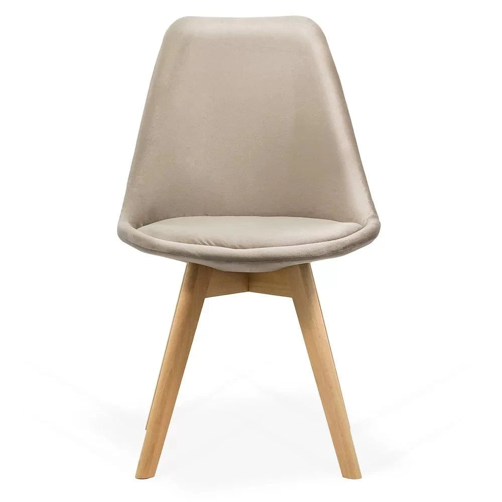 Scaun living catifea buretat cadru lemn fag BUC242V Iceland