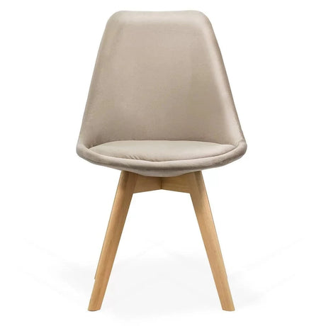 Scaun living catifea buretat cadru lemn fag BUC242V Iceland