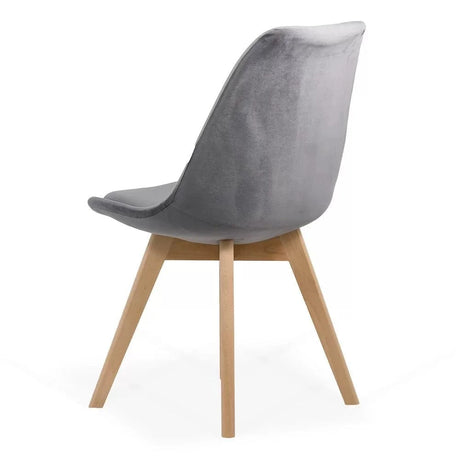 Scaun living catifea buretat cadru lemn fag BUC242V Iceland