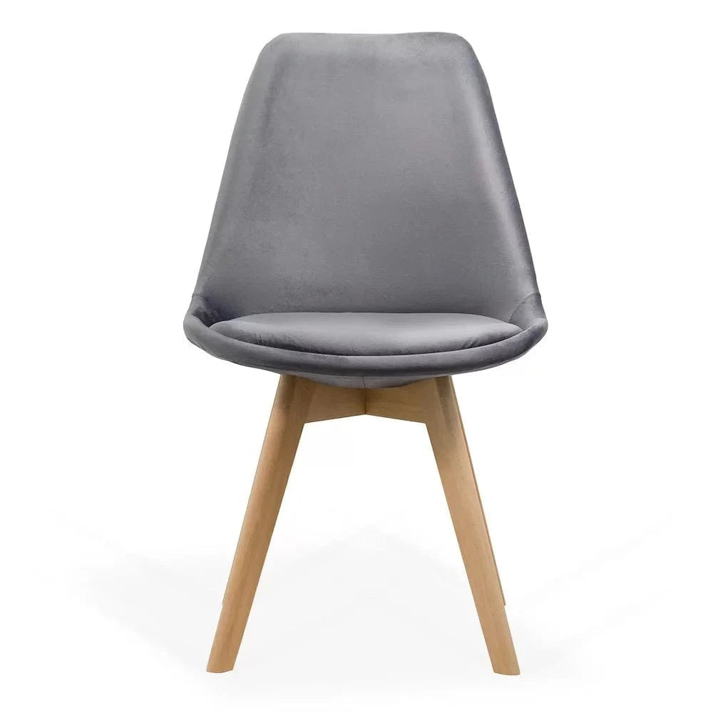 Scaun living catifea buretat cadru lemn fag BUC242V Iceland