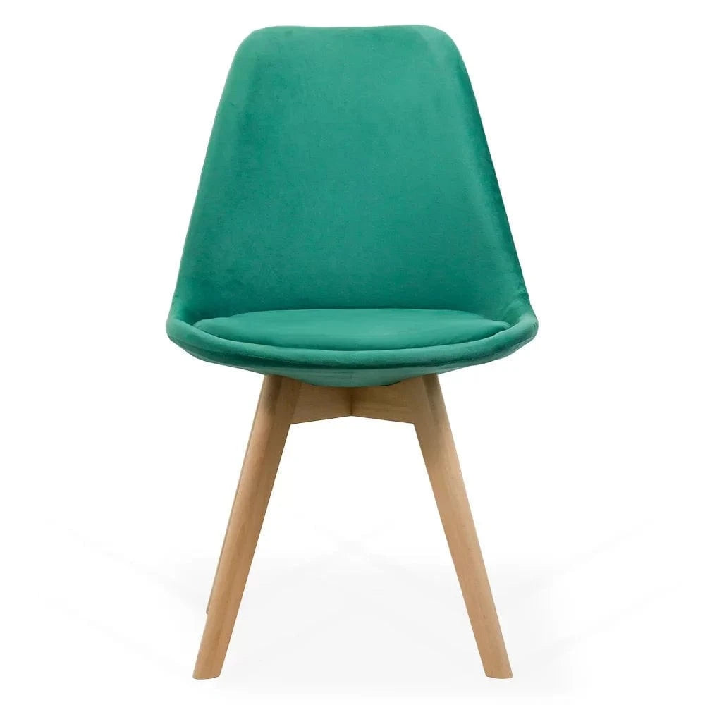 Scaun living catifea buretat cadru lemn fag BUC242V Iceland