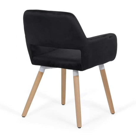 Scaun living catifea buretat cadru lemn fag BUC280 Cali