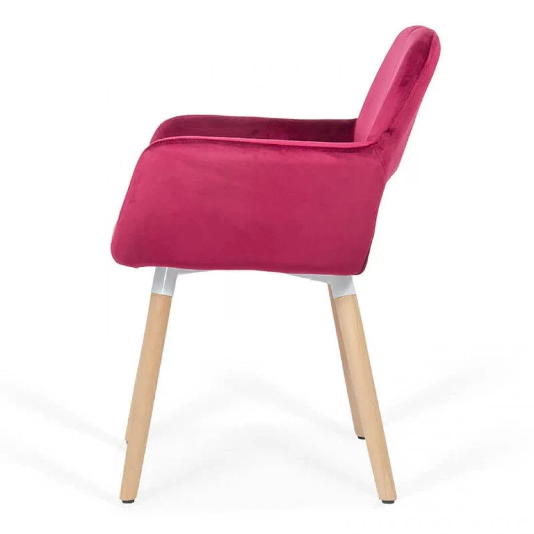 Scaun living catifea buretat cadru lemn fag BUC280 Cali