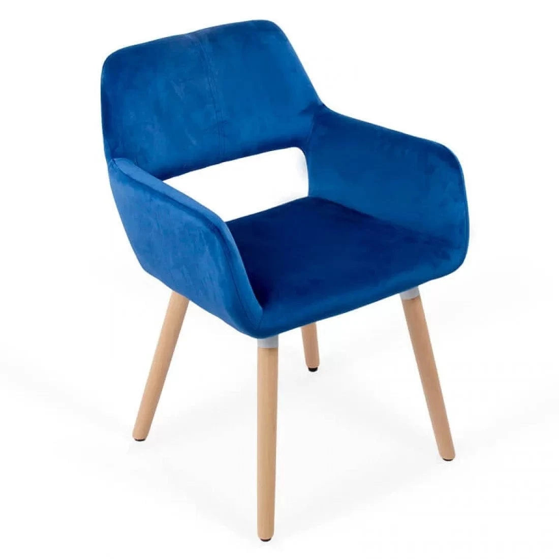 Scaun living catifea buretat cadru lemn fag BUC280 Cali