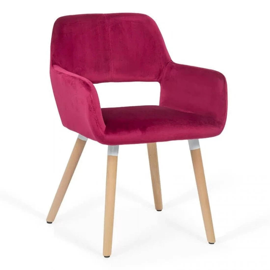 Scaun living catifea buretat cadru lemn fag BUC280 Cali VISINIU