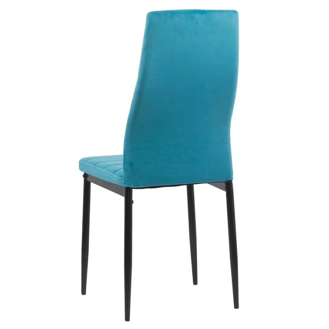 Scaun living catifea buretat cadru metal negru BUC263V Dusk