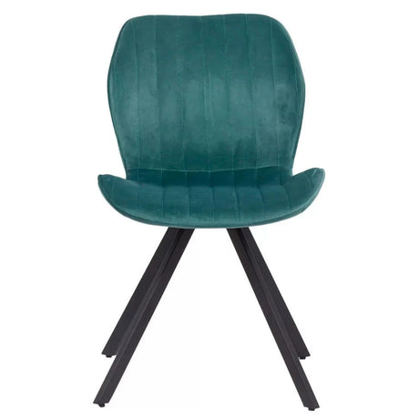 Scaun living catifea buretat cadru metalic negru BUC248 Roi