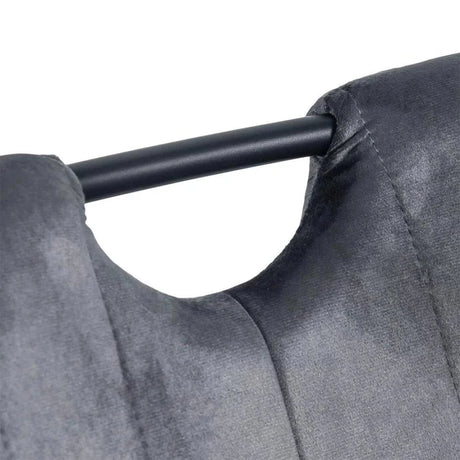 Scaun living catifea buretat cadru otel negru BUC204 Oaks