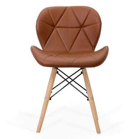 Scaun living piele buretat cadru lemn fag BUC 241 Lotus