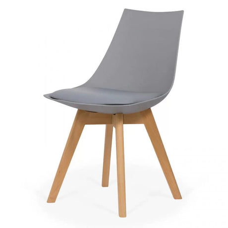 Scaun living piele buretat cadru lemn fag BUC245 Penthouse