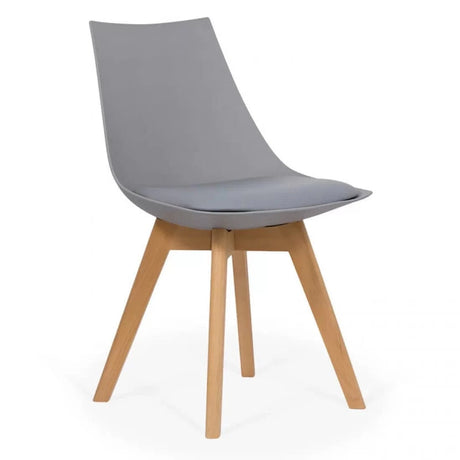 Scaun living piele buretat cadru lemn fag BUC245 Penthouse